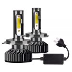 Set 2 Becuri auto H4 F2 LED, 100W/set, canbus, doua faze - ShopSee - Magazin online