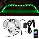 Set 20 LED RGB neon, lumini ambientale pentru luneta - ShopSee - Magazin online
