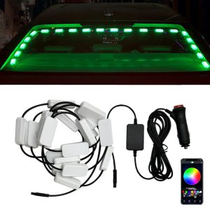 Set 20 LED RGB neon, lumini ambientale pentru luneta - ShopSee - Magazin online