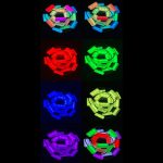 Set 20 LED RGB neon, lumini ambientale pentru luneta - ShopSee - Magazin online
