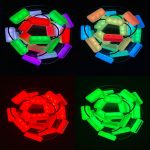 Set 20 LED RGB neon, lumini ambientale pentru luneta - ShopSee - Magazin online