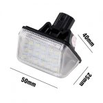 Set 2 Lampi iluminare numar, Mazda, 18 LED - ShopSee - Magazin online