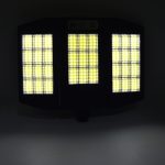 Lampa solara tripla cu suport de prindere, 30W, COB - ShopSee - Magazin online