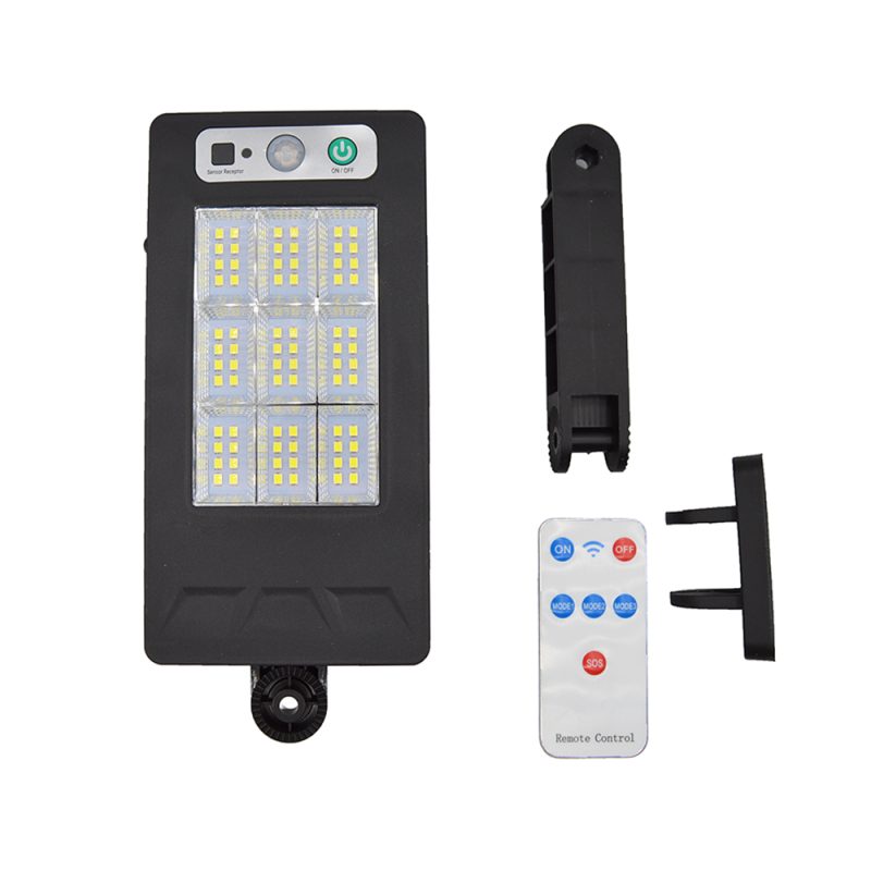 Lampa solara tripla cu suport de prindere, 30W, SMD - ShopSee - Magazin online