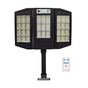 Lampa solara tripla cu suport de prindere, 30W, SMD - ShopSee - Magazin online