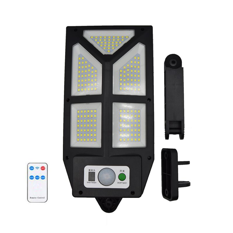Lampa solara LED 20W, suport de prindere, 196 SMD - ShopSee - Magazin online