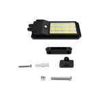 Lampa solara LED 120W, 12COB, suport de prindere, IP65 - ShopSee - Magazin online