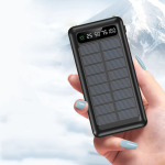 Baterie externa cu CD281, 4 cabluri, panou solar, 12000mAh - ShopSee - Magazin online