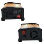 Invertor de tensiune auto KS1000, 1000W, 12V, 220V - ShopSee - Magazin online