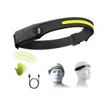 Lanterna cap LED, 5 moduri de iluminare, acumulator, 350lm - ShopSee - Magazin online