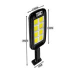 Lampa solara LED 240 COB, telecomanda, 60W - ShopSee - Magazin online