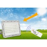 Proiector LED cu panou solar, telecomanda, ZS56004, 150W - ShopSee - Magazin online