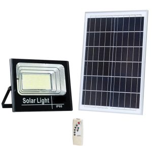 Lampa solara 25W, telecomanda si suport prindere - ShopSee - Magazin online