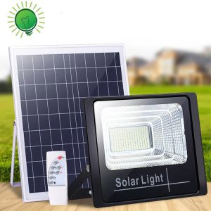 Lampa solara 25W, telecomanda si suport prindere - ShopSee - Magazin online