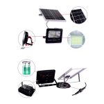 Lampa LED cu panou solar, telecomanda, 60W - ShopSee - Magazin online