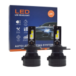 Set 2 becuri auto LED H4 V88S, 190W, 6000K, canbus, 18000lm - ShopSee - Magazin online