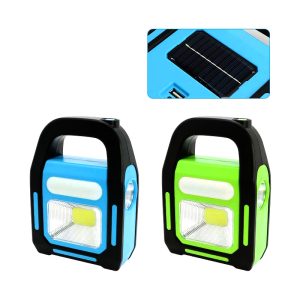 Lanterna de mana cu incarcare solara/USB, C115, 10W - ShopSee - Magazin online