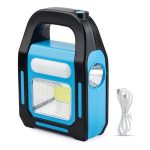 Lanterna de mana cu incarcare solara/USB, C115, 10W - ShopSee - Magazin online