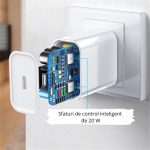 Adaptor universal priza USB tip C QCD012, 20W - ShopSee - Magazin online
