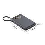 Baterie externa cu afisaj LED, 15000mAh, 2 USB, CD225 - ShopSee - Magazin online