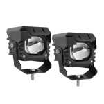 Set 2 proiectoare LED auto/moto/ATV, 40W/set, 3000/6000K, lupa - ShopSee - Magazin online