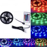Banda LED cu telecomanda, 2m, multicolora, DT20 - ShopSee - Magazin online