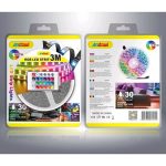 Banda LED DT30, telecomanda, LED RGB, 3m - ShopSee - Magazin online