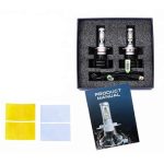 Set 2 Becuri auto LED H4, X3, 50W, 2 faze, filtre culoare - ShopSee - Magazin online