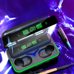Casti Minipods audio wireless E10, Bluetooth, LED - ShopSee - Magazin online