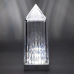 Lampa LED decorativa cu senzor tactil, 29 cm, cristal acrilic - ShopSee - Magazin online