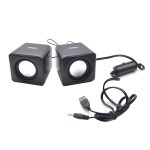 Set 2 boxe, AUX, USB, YX332, 9W P.M.P.O. - ShopSee - Magazin online