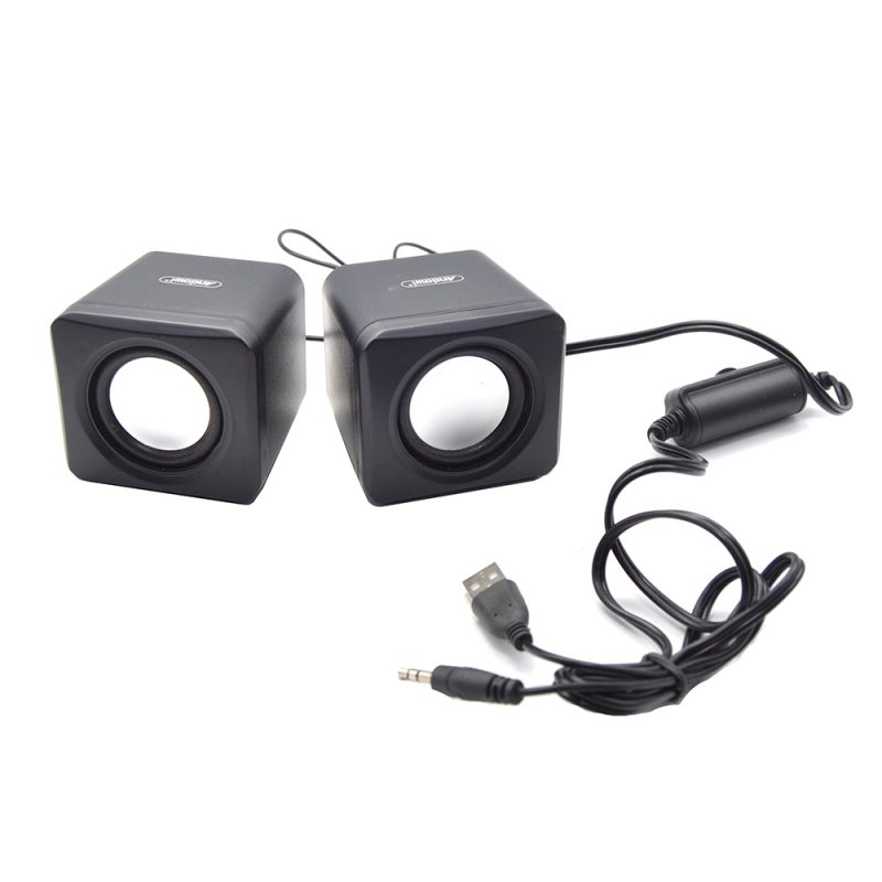 Set 2 boxe, AUX, USB, YX332, 9W P.M.P.O. - ShopSee - Magazin online