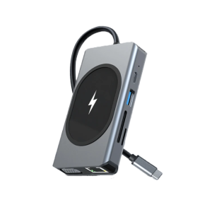 Hub cu 9 porturi diferite QHU666, incarcare wireless - ShopSee - Magazin online