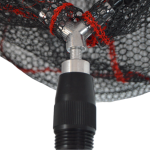 Minciog rotund 50x45cm, plasa cauciucata, maner cu filet 115cm - ShopSee - Magazin online