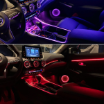 Set lumini auto ambientale, 18 piese, RGB, Bluetooth, aplicatie - ShopSee - Magazin online