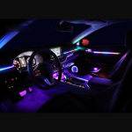 Set lumini auto ambientale, 18 piese, RGB, Bluetooth, aplicatie - ShopSee - Magazin online