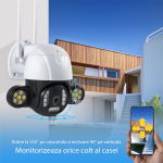 Camera supraveghere SX010, 24LED, 4K, WIFI, aplicatie - ShopSee - Magazin online
