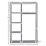 Dulap textil pentru articole vestimentare/incaltaminte, 175 cm - ShopSee - Magazin online