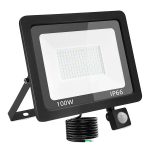 Proiector LED 100W, senzor de miscare, 144 LED - ShopSee - Magazin online