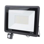 Proiector LED 100W, senzor de miscare, 144 LED - ShopSee - Magazin online