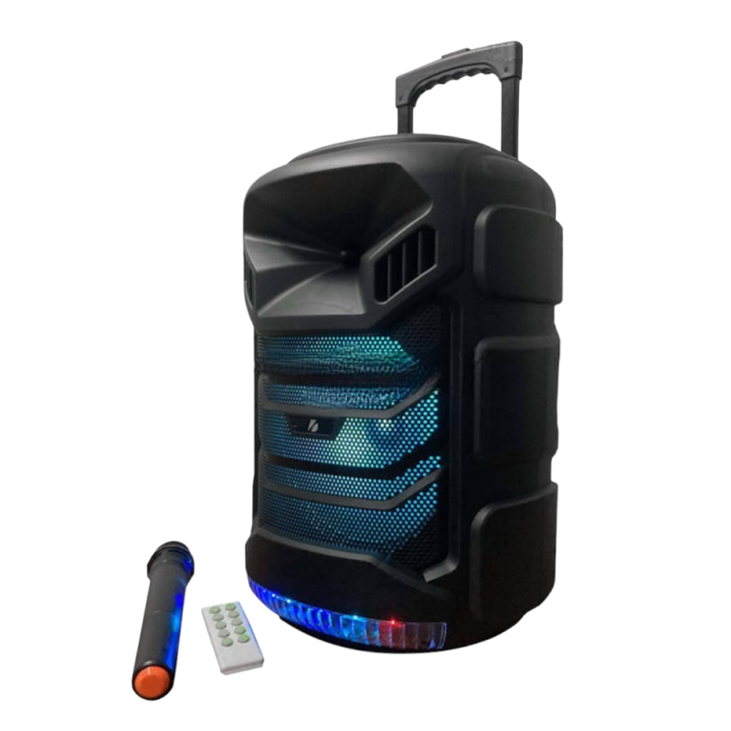 Boxa portabila KTS1536, BT, AUX, 120W P.M.P.O, microfon wireless - ShopSee - Magazin online