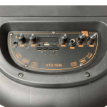 Boxa portabila KTS1536, BT, AUX, 120W P.M.P.O, microfon wireless - ShopSee - Magazin online