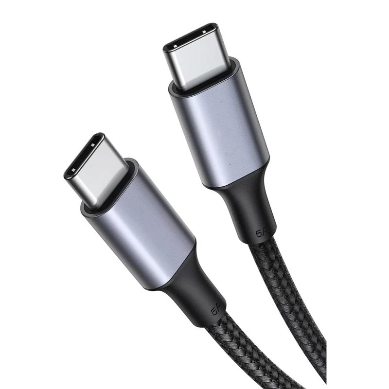 Cablu de date/incarcare, USB tip C la USB tip C, 60W, HD717 - ShopSee - Magazin online