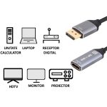 Cablu adaptor HD71 Display Port/HDMI, 4K - ShopSee - Magazin online