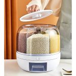 Organizator rotativ cu 6 compartimente, pentru cereale - ShopSee - Magazin online