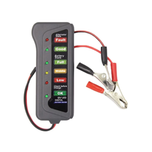 Tester pentru bateria auto, cu clesti, 12V - ShopSee - Magazin online