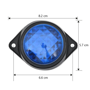 Set 2 x Lumini gabarit LED 12/24V, rotunde, diverse culori - ShopSee - Magazin online
