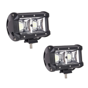 Set 2 x proiectoare auto 18LED, 72W, 6500K, 12V, IP68 - ShopSee - Magazin online