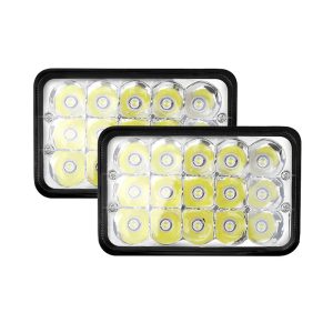 Set 2 x Proiectoare auto 15LED, 2 faze, 180W/set - ShopSee - Magazin online