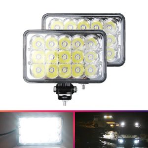 Set 2 x Proiectoare auto 15LED, 2 faze, 180W/set - ShopSee - Magazin online
